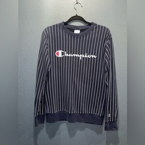 Champion striped crewneck